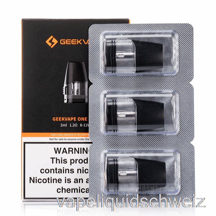 Geek Vape Aegis One Ersatz-Pods 1,2 Ohm Pods Vape Ohne Nikotin